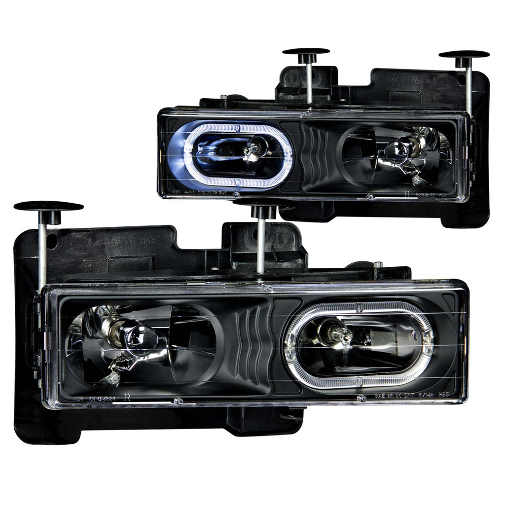 ANZO USA Crystal Headlight Set W/Halo