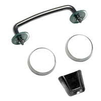 Windshield Tie Down Kit  Stainless Steel; 07-12 Jeep Wrangler JK
