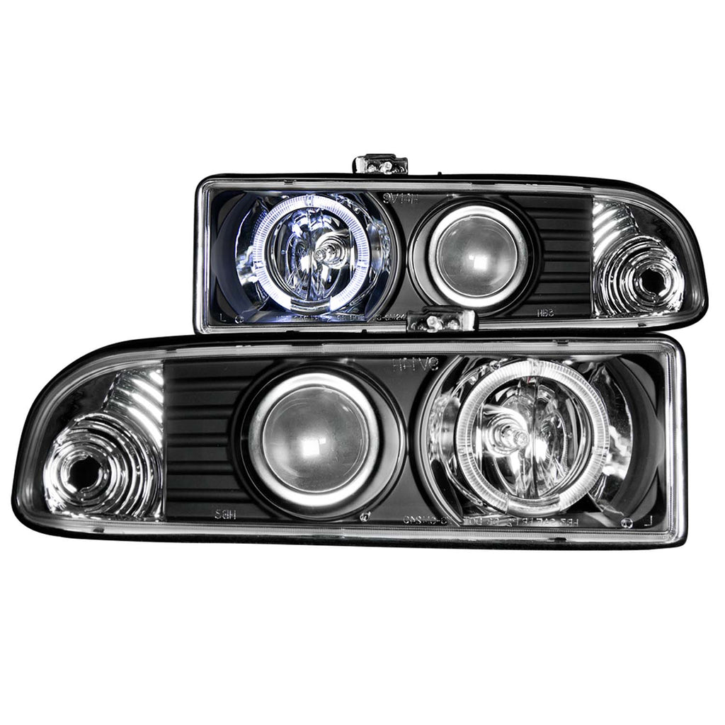ANZO USA Projector Headlight Set W/Halo