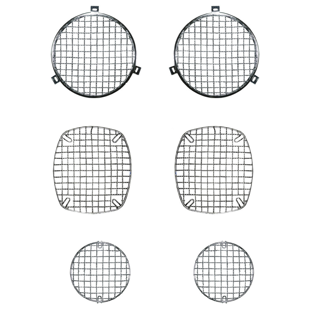 Stone Guard Kit  Stainless Steel; 72-86 Jeep CJ