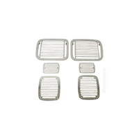Stone Guard Kit  Billet-Style; 87-95 Jeep Wrangler YJ
