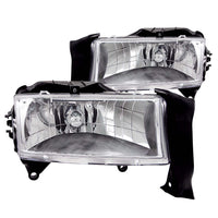 ANZO USA-111021 | Crystal Headlight Set; Clear Lens; Chrome Housing;Pair