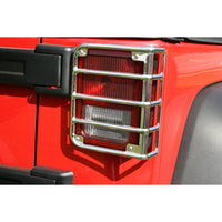 Euro Guard Kit  Tail Light  Metal; 07-18 Jeep Wrangler JK