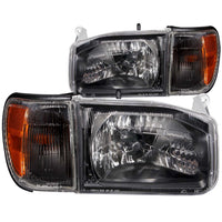 ANZO USA-111051 | Crystal Headlight Set; Clear Lens; Black Housing;Pair