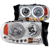 ANZO USA-111059 | Crystal Headlight Set; Clear Lens; Chrome Housing;Pair 1 pc.;