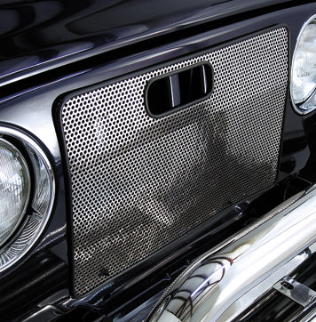 Grille Screen  Stainless Steel; 97-06 Jeep Wrangler TJ