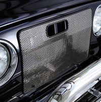 Grille Screen  Stainless Steel; 97-06 Jeep Wrangler TJ