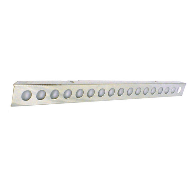 Rugged Ridge OMI-11107.01 | Stainless Steel Front Bumper with Holes; 55-86 Jeep CJ Models