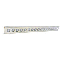 Rugged Ridge OMI-11107.01 | Stainless Steel Front Bumper with Holes; 55-86 Jeep CJ Models