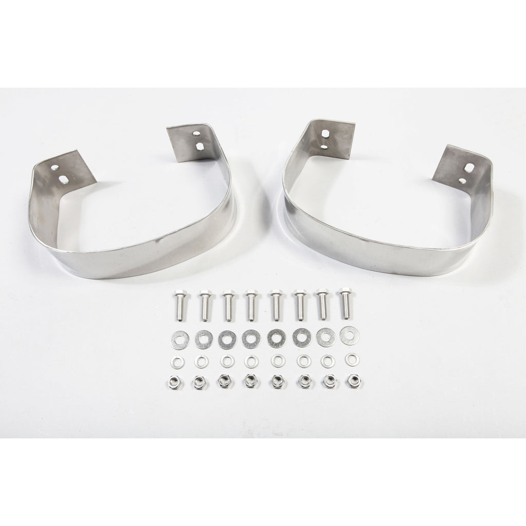 Rugged Ridge OMI-11108.01 | Rear Bumperettes, Stainless Steel; 76-95 Jeep CJ/Wrangler YJ