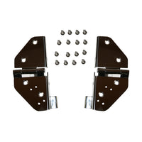 Windshield Hinge Kit  Stainless Steel; 76-95 Jeep CJ/Wrangler YJ