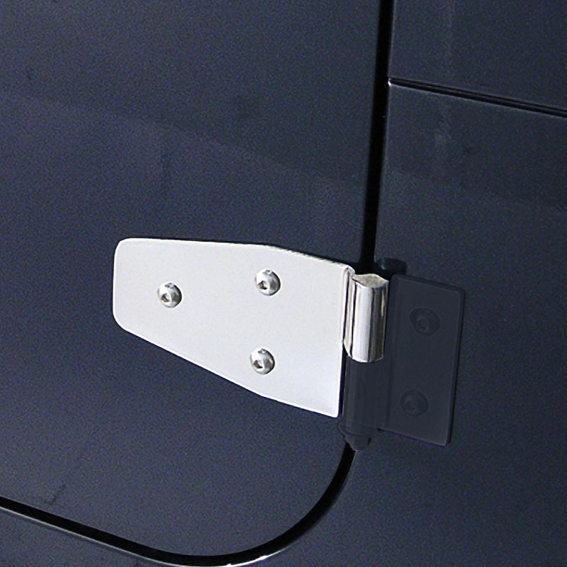 Door Hinge Kit  Stainless Steel; 87-06 Jeep Wrangler YJ/TJ
