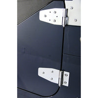 Door Hinge Kit  Stainless Steel; 94-95 Jeep Wrangler YJ