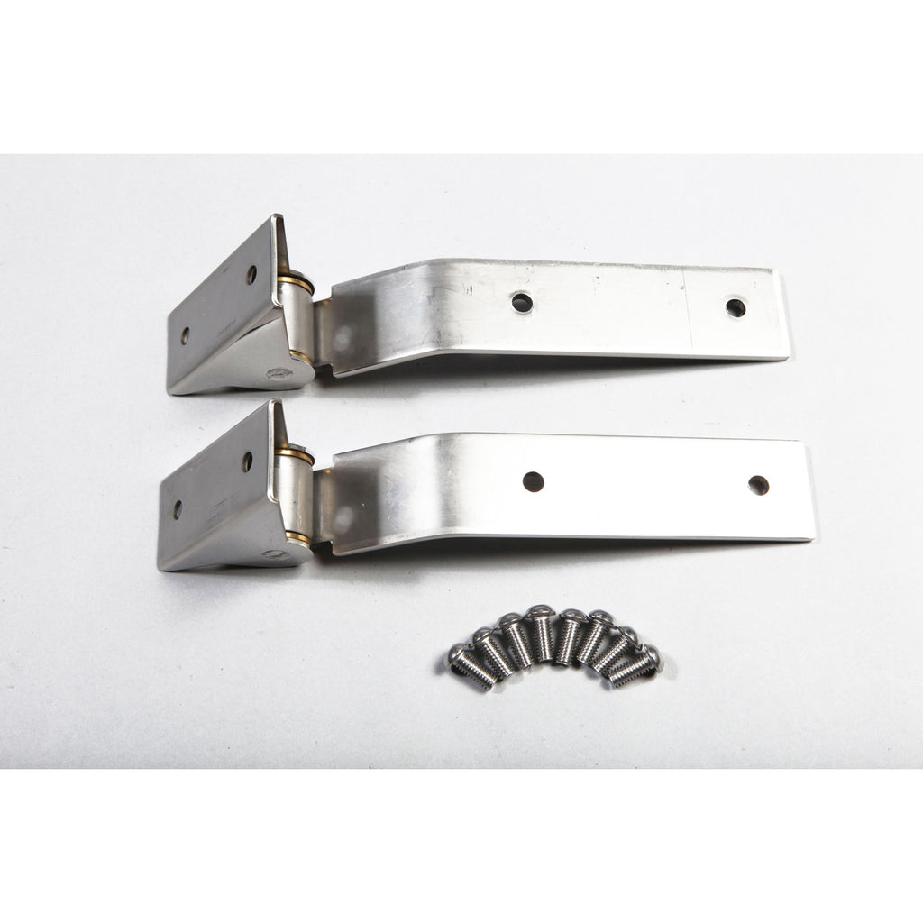Tailgate Hinge Kit  Stainless Steel; 87-95 Jeep Wrangler YJ