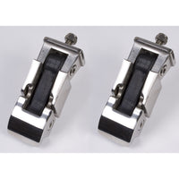 Hood Catch Kit  Stainless Steel; 97-06 Jeep Wrangler TJ