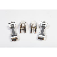 Hood Catch Kit  Stainless Steel; 07-18 Jeep Wrangler JK