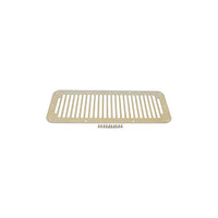 Cowl Vent Cover  Stainless Steel; 76-95 Jeep CJ/Wrangler YJ