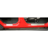 Door Entry Guard Kit  Stainless Steel; 07-18 Jeep Wrangler JKU