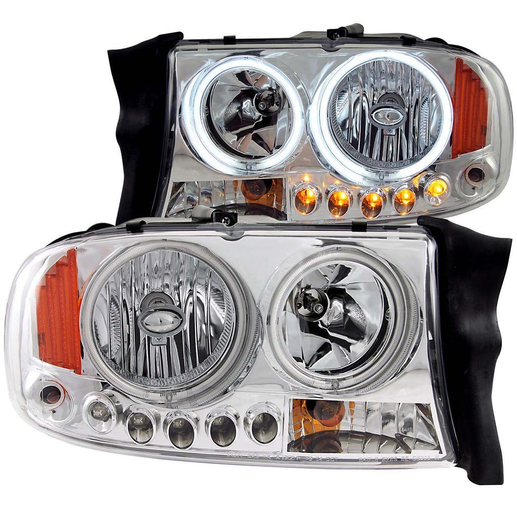 ANZO USA-111193 | Projector Headlights w/ Halo Chrome 1 pc