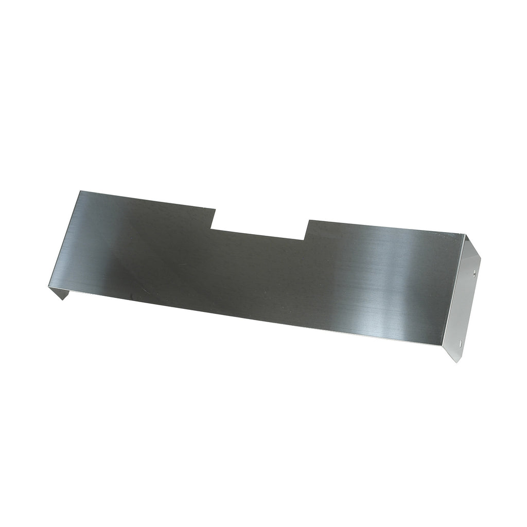 This Stainless Steel Front Frame Cover From Rugged Ridge Fits 76-86 Jeep CJ.
