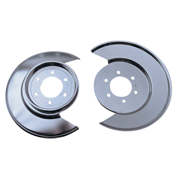 Brake Dust Shield  Stainless Steel; 77-78 Jeep CJ5/CJ7/CJ8 Scrambler