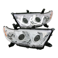 ANZO USA-111279 | Projector Headlight Set; Clear Lens; Chrome Housing;Pair w/U-Bar;