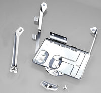 Battery Tray Kit  Stainless Steel; 76-86 Jeep CJ