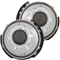 ANZO USA-111337 | Projector Headlight Set; Clear Lens; Chrome Housing;Pair