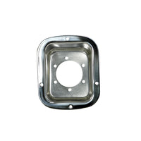 Fuel Filler Bezel  Stainless Steel; 76-95 Jeep CJ/Wrangler YJ