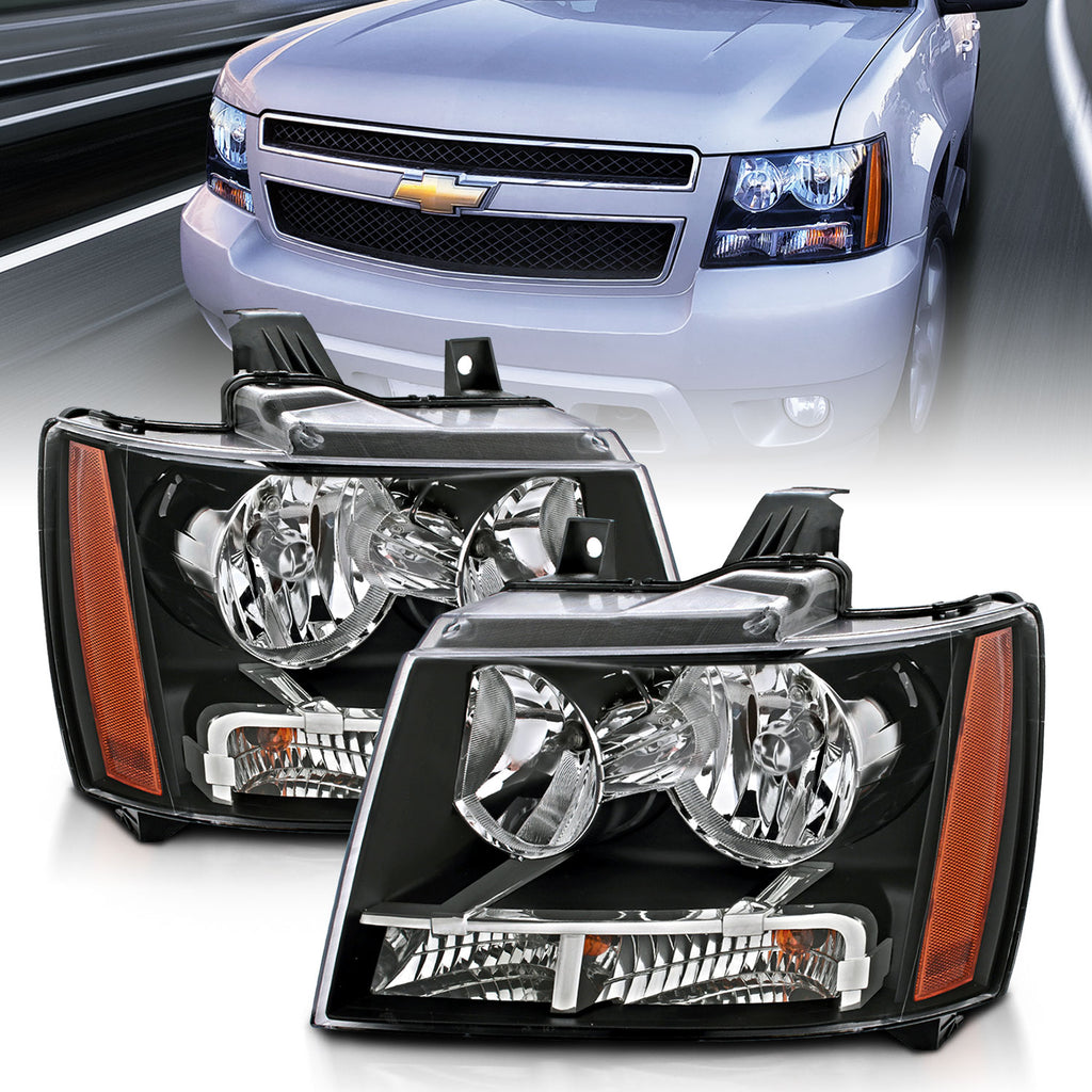 ANZO USA-111392 | Crystal Headlights Black