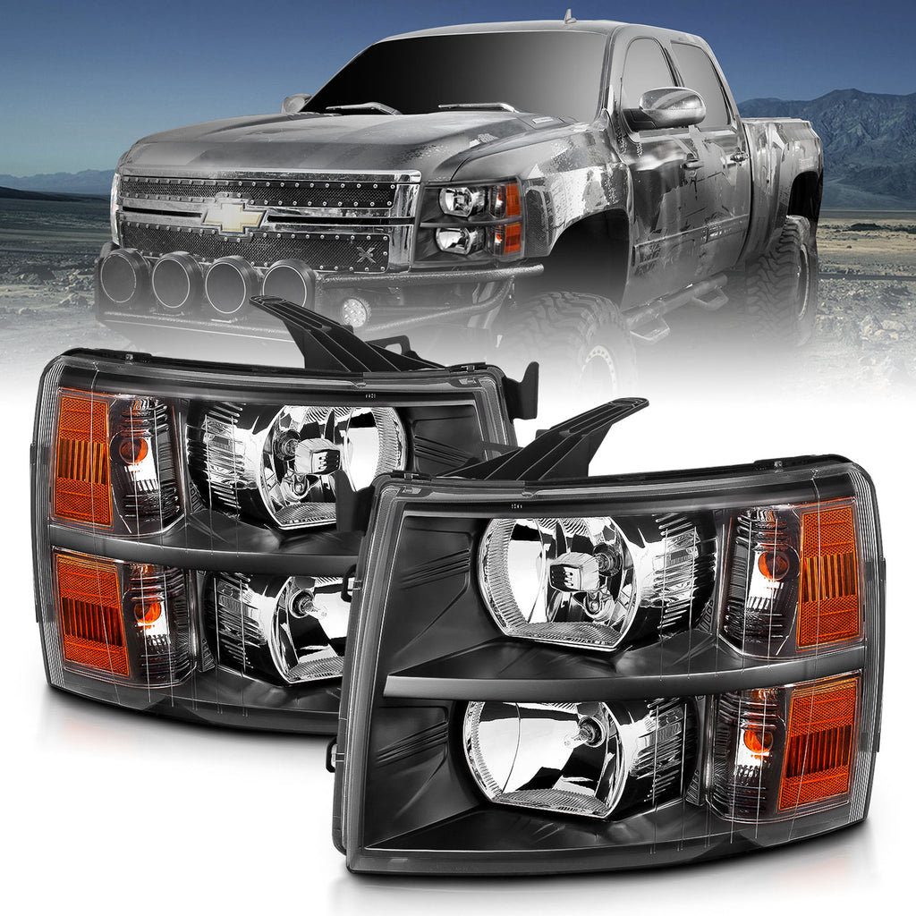 ANZO USA-111393 | Crystal Headlights Black
