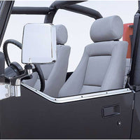Half Door Retaining Channel  Stainless Steel; 87-95 Jeep Wrangler YJ