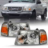 ANZO USA-111484 | Crystal Headlights Chrome w/ Corner Lights