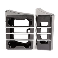 Rugged Ridge 11226.04 | Elite Guard Kit, Tail Light, Brushed Black; 07-18 Jeep Wrangler JK