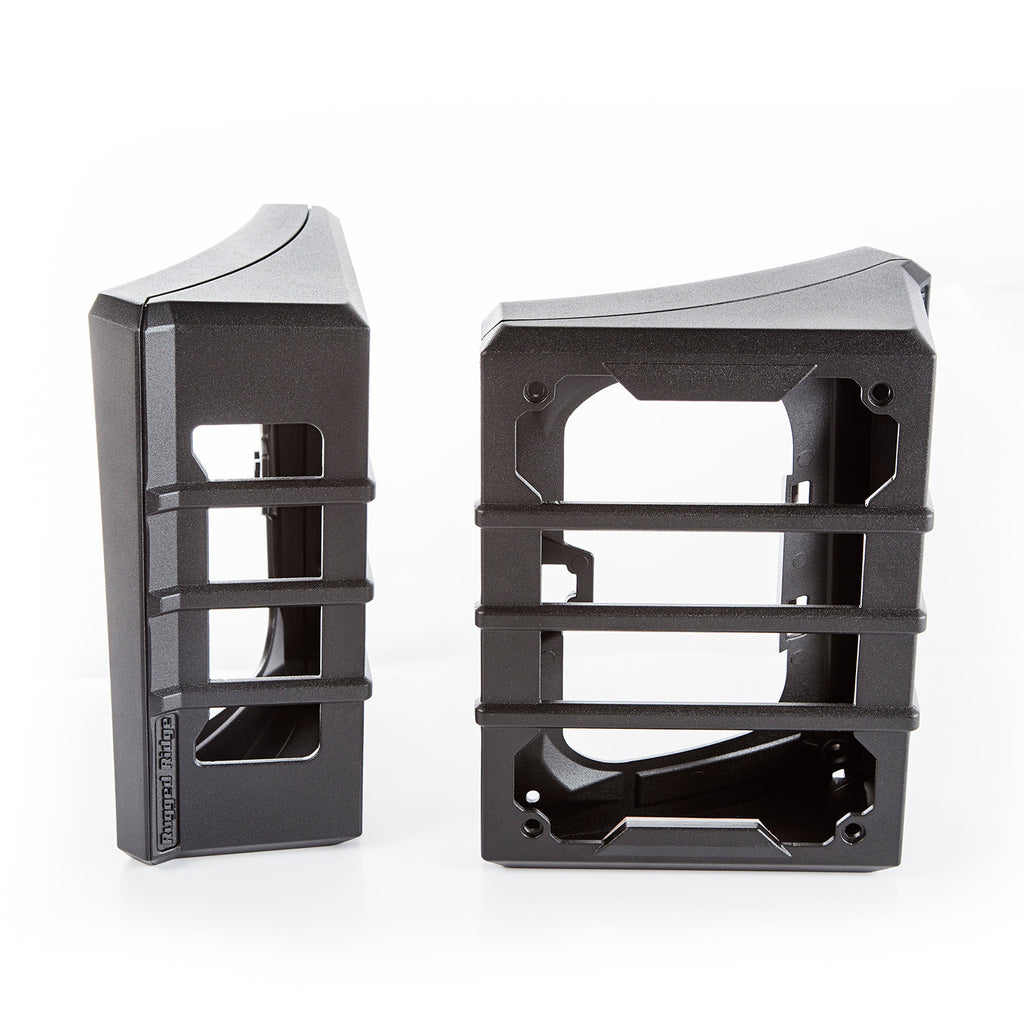 Elite Guard Kit Tail Light Black; 07-18 Jeep Wrangler JK
