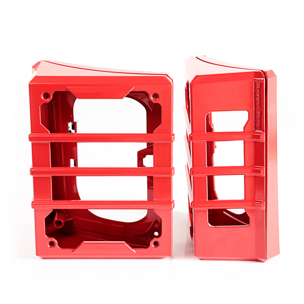 Rugged Ridge 11226.06 | Elite Guard Kit, Tail Light, Red; 07-18 Jeep Wrangler JK