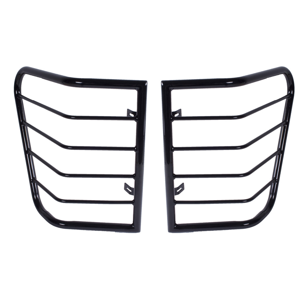 Rugged Ridge 11226.21 | Tail Light Euro Guards, Black; 05-08 Jeep Grand Cherokee WK