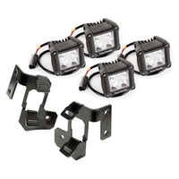 Rugged Ridge 11232.18 | Light Kit, A-Pillar Mounted, Dual Beam, Square; 07-18 Wrangler JK