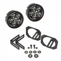 Rugged Ridge 11232.27 | LED Light/Mount Kit, Circle; 07-16 Jeep Wrangler JK