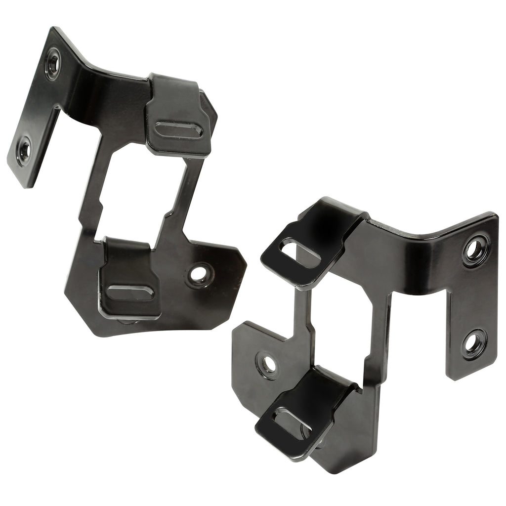 Rugged Ridge 11232.30 | A Pillar Light Mount, Semi-Gloss Black; 07-16 Jeep Wrangler JK