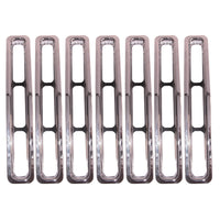 Rugged Ridge 11306.01 | Grille Inserts, Chrome; 87-95 Jeep Wrangler YJ