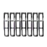 Rugged Ridge 11306.02 | Grille Inserts, Chrome; 97-06 Jeep Wrangler TJ