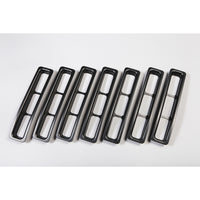 Rugged Ridge 11306.03 | Grille Inserts, Black; 97-06 Jeep Wrangler TJ