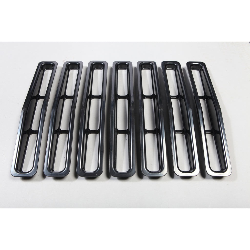 Rugged Ridge 11306.04 | Grille Inserts, Black; 87-95 Jeep Wrangler YJ