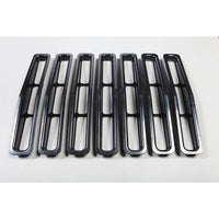 Rugged Ridge 11306.04 | Grille Inserts, Black; 87-95 Jeep Wrangler YJ