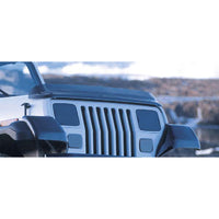 Rugged Ridge 11350.01 | Bug Deflector, Smoke; 87-06 Jeep Wrangler YJ/TJ