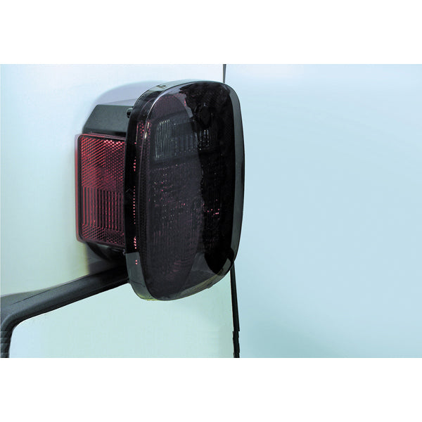 Rugged Ridge 11354.01 | Tail Light Covers, Smoke; 76-06 Jeep CJ/Wrangler YJ/TJ