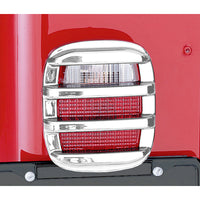 Rugged Ridge 11354.03 | Tail Light Guards, Chrome; 76-06 Jeep CJ/Wrangler YJ/TJ
