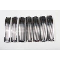 Rugged Ridge 11401.02 | Billet Grille Inserts, Chrome; 97-06 Jeep Wrangler TJ
