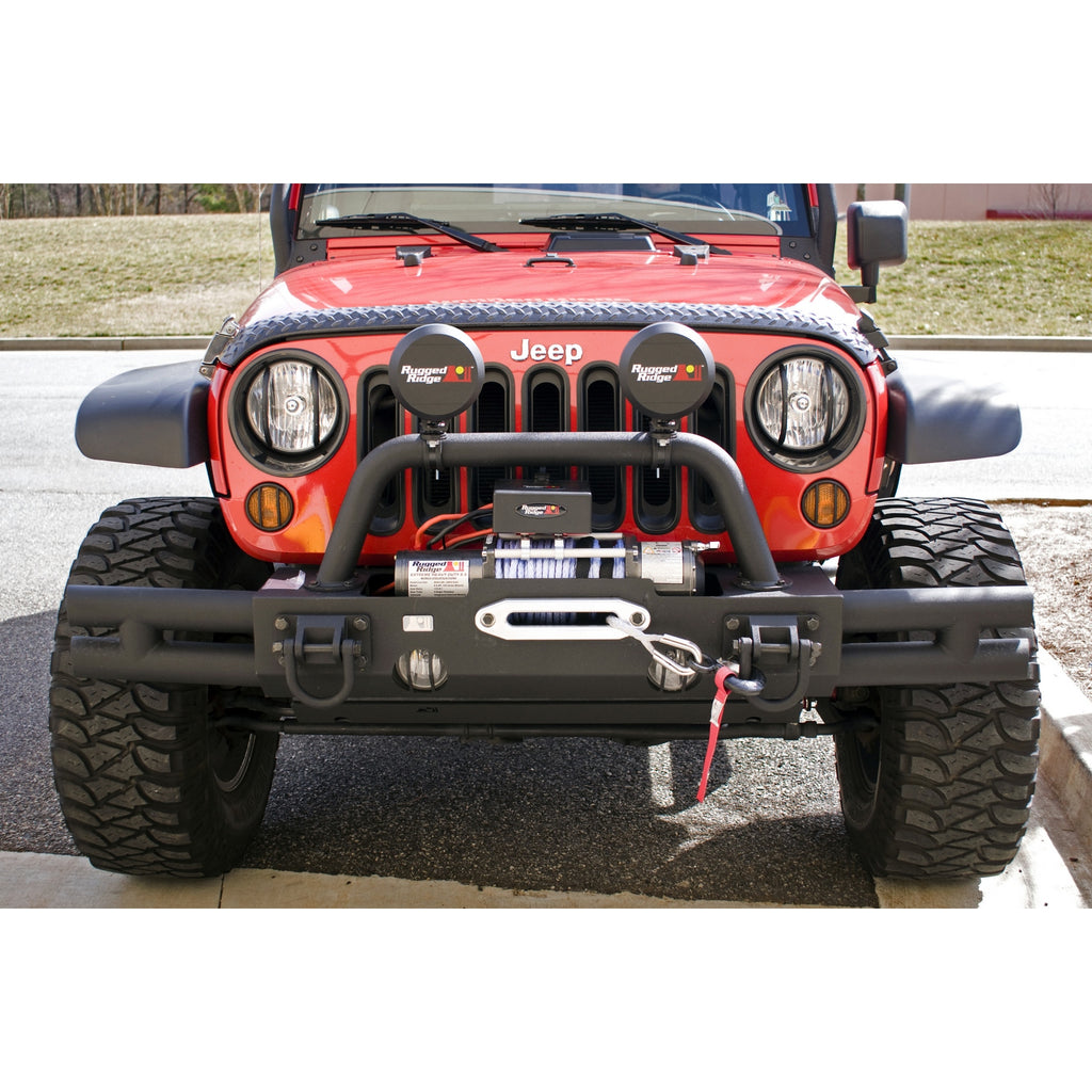 Rugged Ridge 11503.82 | Off Road Light Mounting Bracket, 2 Inch to 2.5 Inch